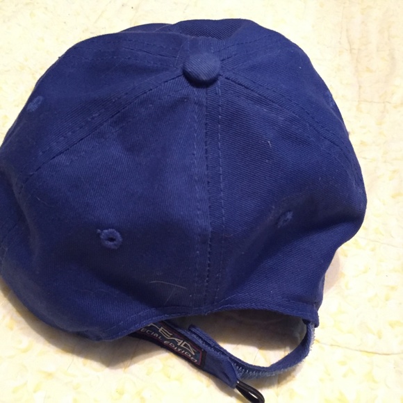 Men's Grey Goose Baseball Cap-Blue w/White/Red - Picture 3 of 5